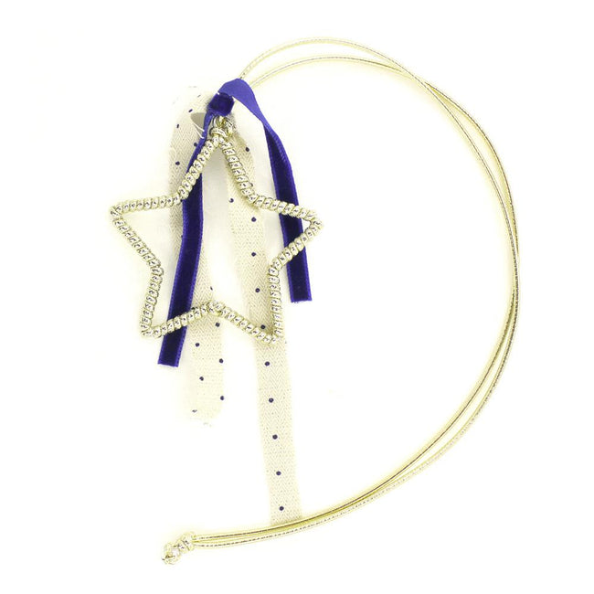Blue & Gold star necklace - orkids boutique