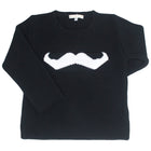 Cotton Knitted Mustache Jumper - orkids boutique