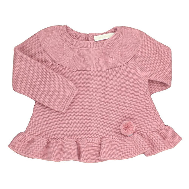 Girls Pink baby knitted dress - orkids boutique