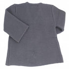 Girls grey long knitted cardigan - orkids boutique