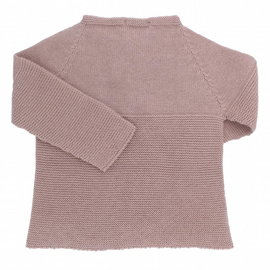 Girls pink knitted cardigan - orkids boutique