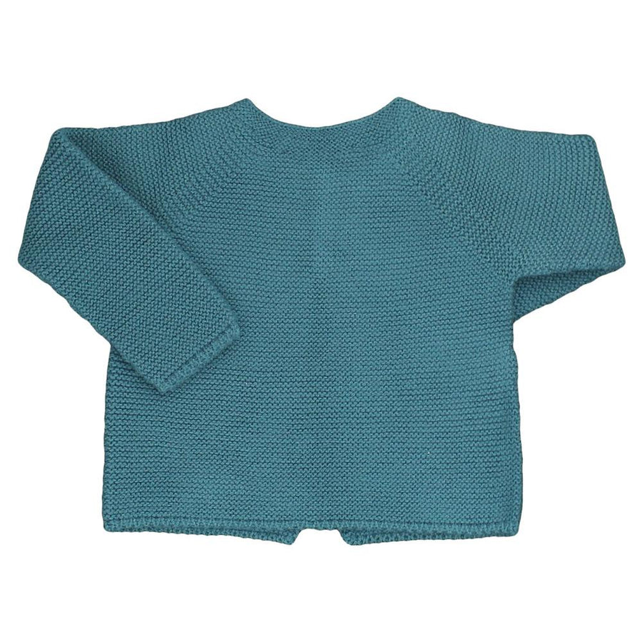 Petroleum knitted cardigan - orkids boutique