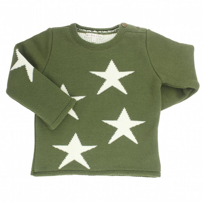 Unisex Green knitted jumper - orkids boutique