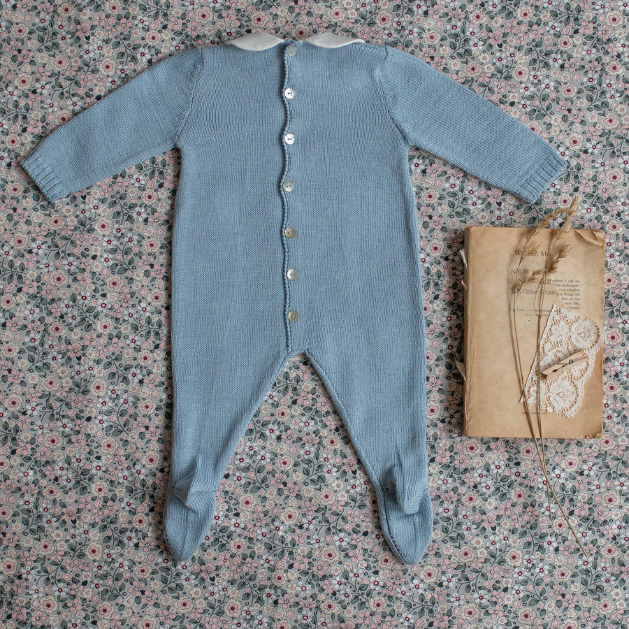 Pelayo baby knitted romper - orkids boutique