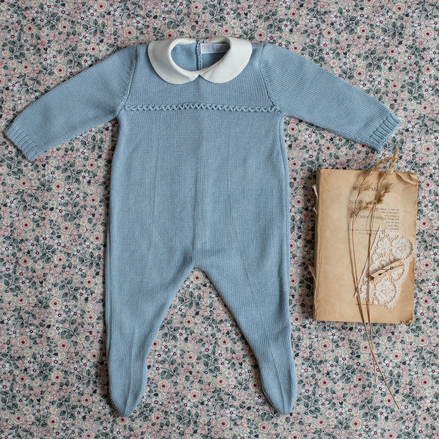 Pelayo baby knitted romper - orkids boutique