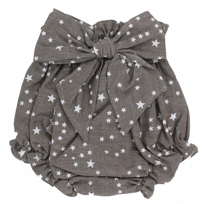 Taupe Star baby bloomer - orkids boutique