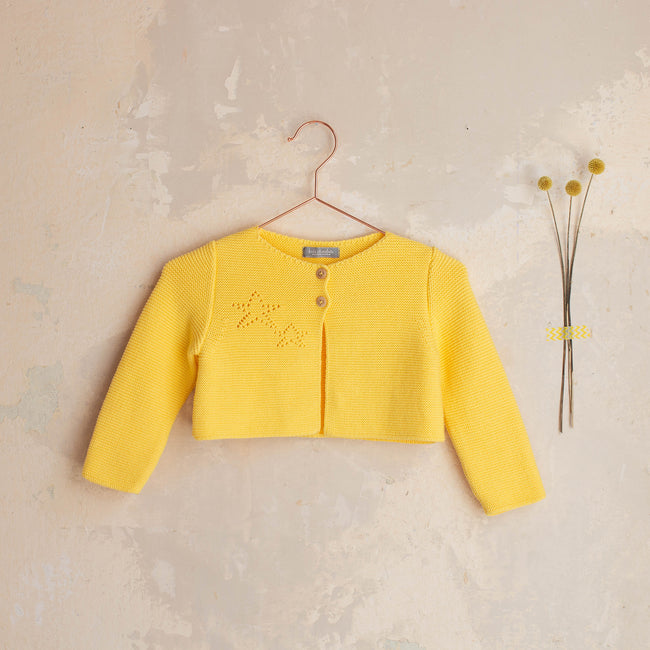 Lemon knitted cardigan - orkids boutique